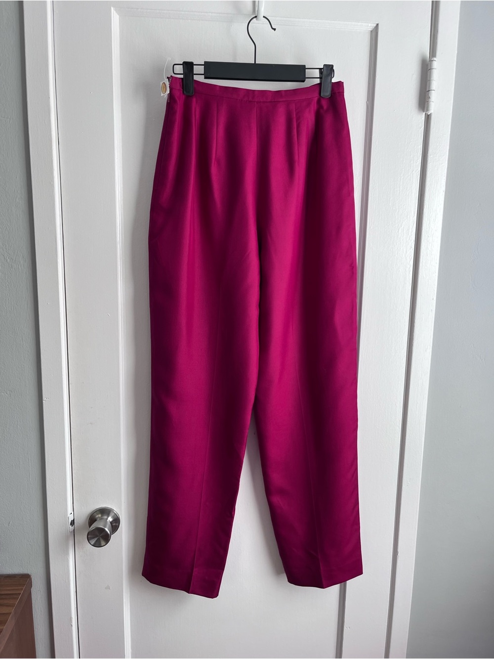 Talbots Berry Silk Doupioni Pants (sz 4-6)